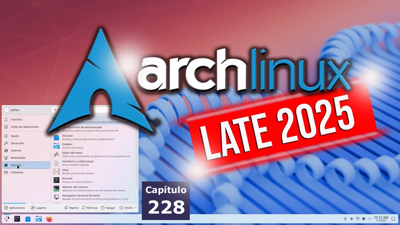 Arch Linux Actualización de fines 2025 (WiFi, archinstall, AUR)