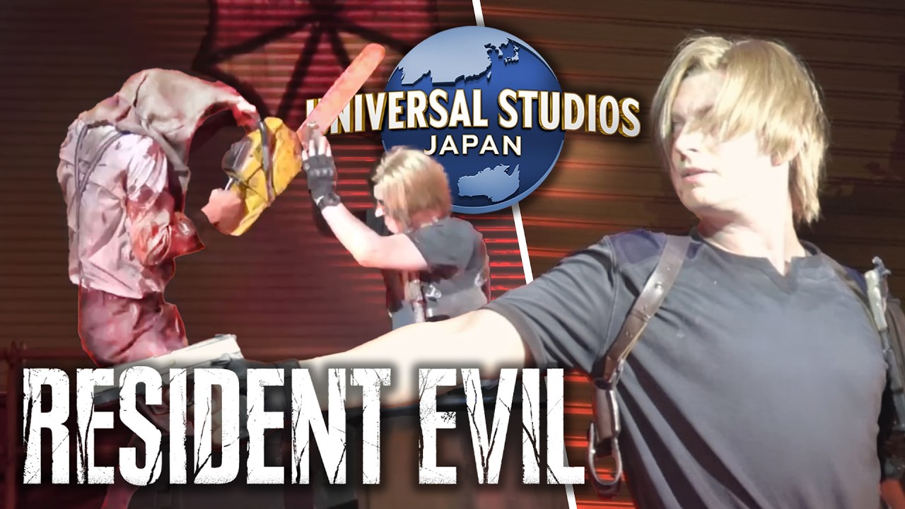 рандиозное шоу-трюк по Resident Evil! | Universal Studios Japan «BIOHAZARD: Night of Heroes»