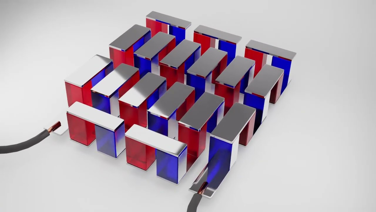 Thermoelectric Generator (TEG) animation