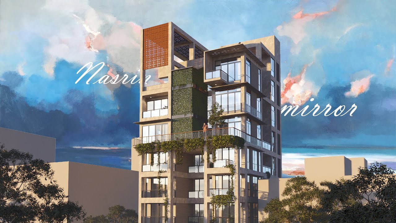 Nasrin Mirror | Residential Apartment cum Duplex I Bashundhara R/A | Trikon Architects