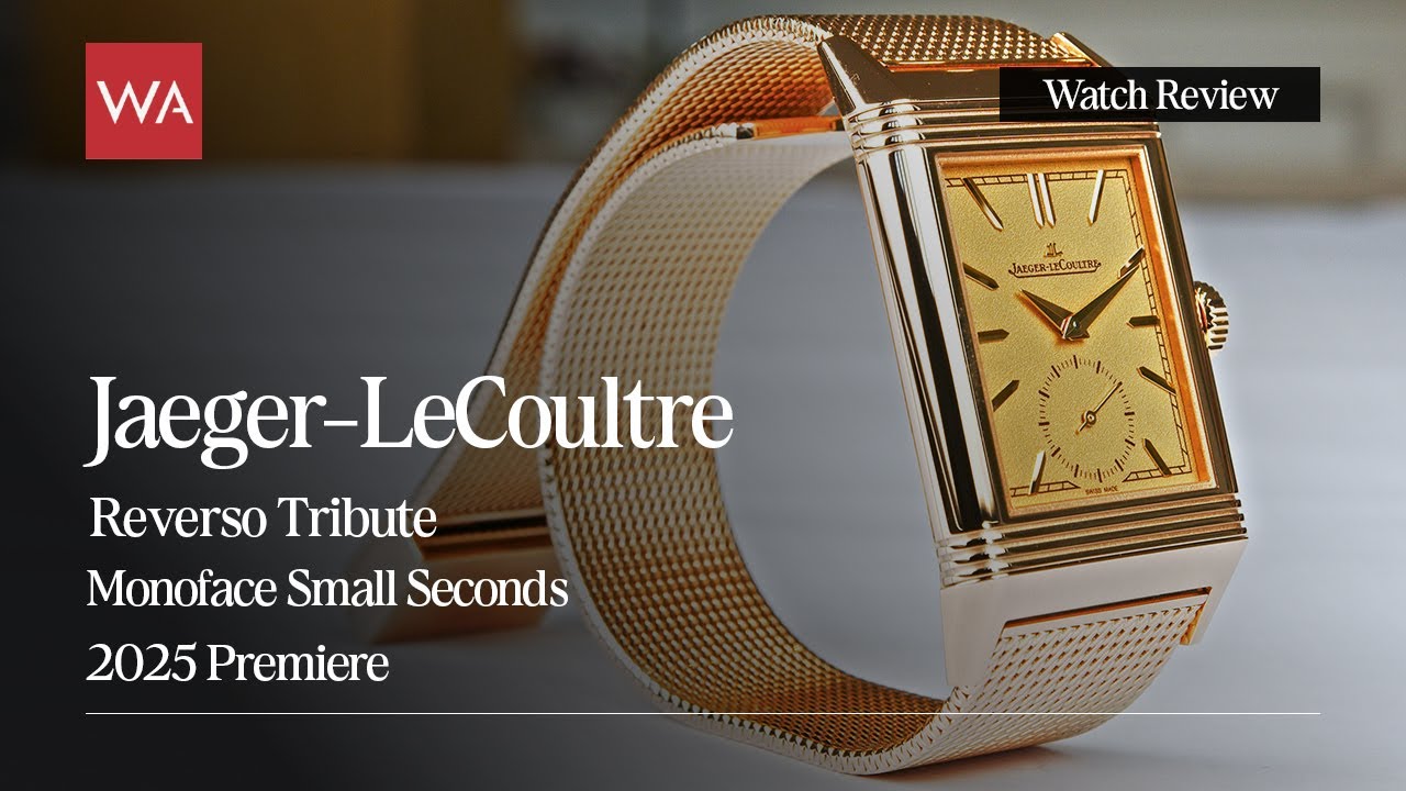 JAEGER-LECOULTRE Reverso Tribute Monoface Small Seconds with Milanese Link Bracelet. 2025 Premiere.