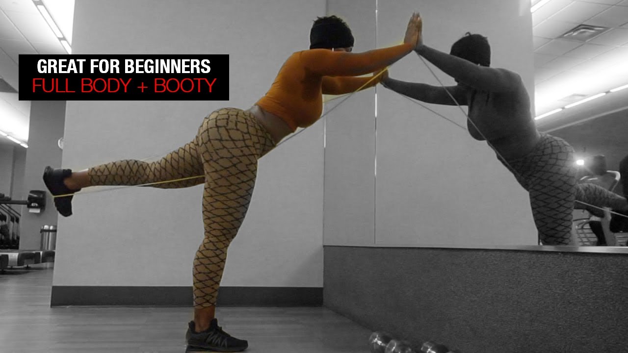 QUICK SWEATY THICK BODY + BOOTY RESISTANCE BAND WORKOUT