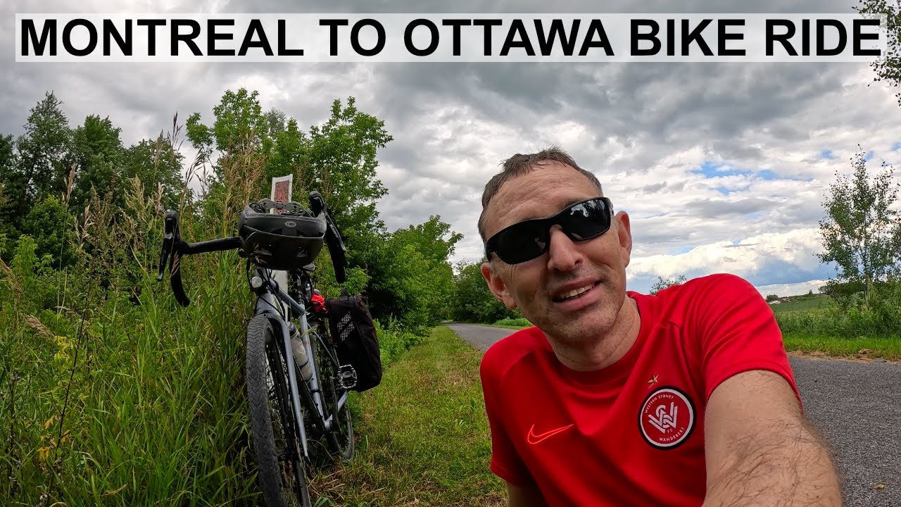 Cycling 200km from Montreal to Ottawa - a spectacular ride! (except for Rigaud, QC...)