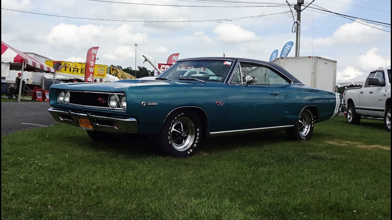 1968 Dodge Coronet R/T in Turquoise & 426 Hemi Engine Sound on My Car Story with Lou Costabile