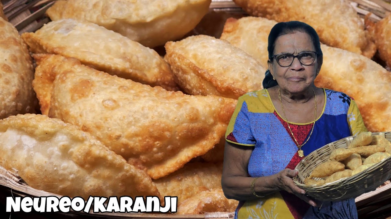 Goan Neureo Recipe In Konkani | karanji Recipe | By Chef Pinto's Mom 