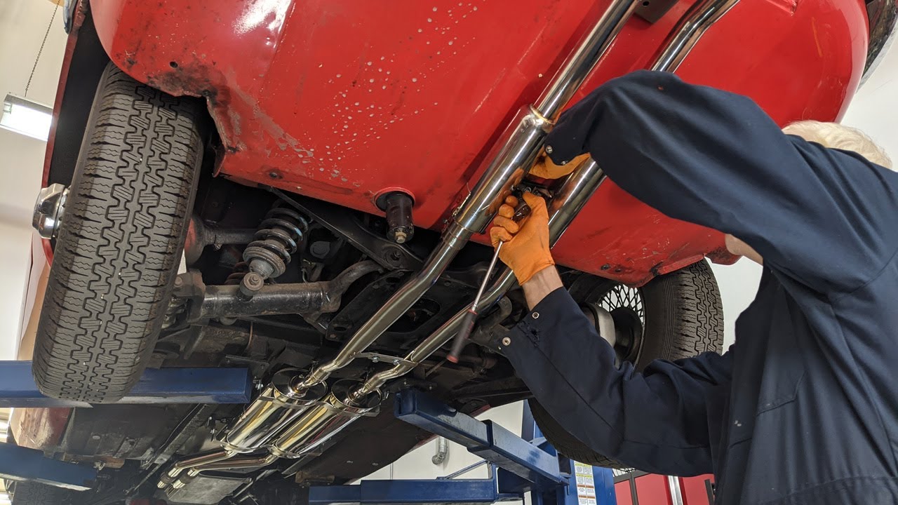 Fitting the Tourist Trophy Exhaust to my E-Type