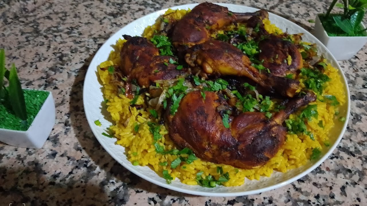 كبسة دجاج# السعودية# على الطريقة المغربية🇲🇦كتجي مفرز حبة على حبة👌 ومذاق اكثر من رائع😋