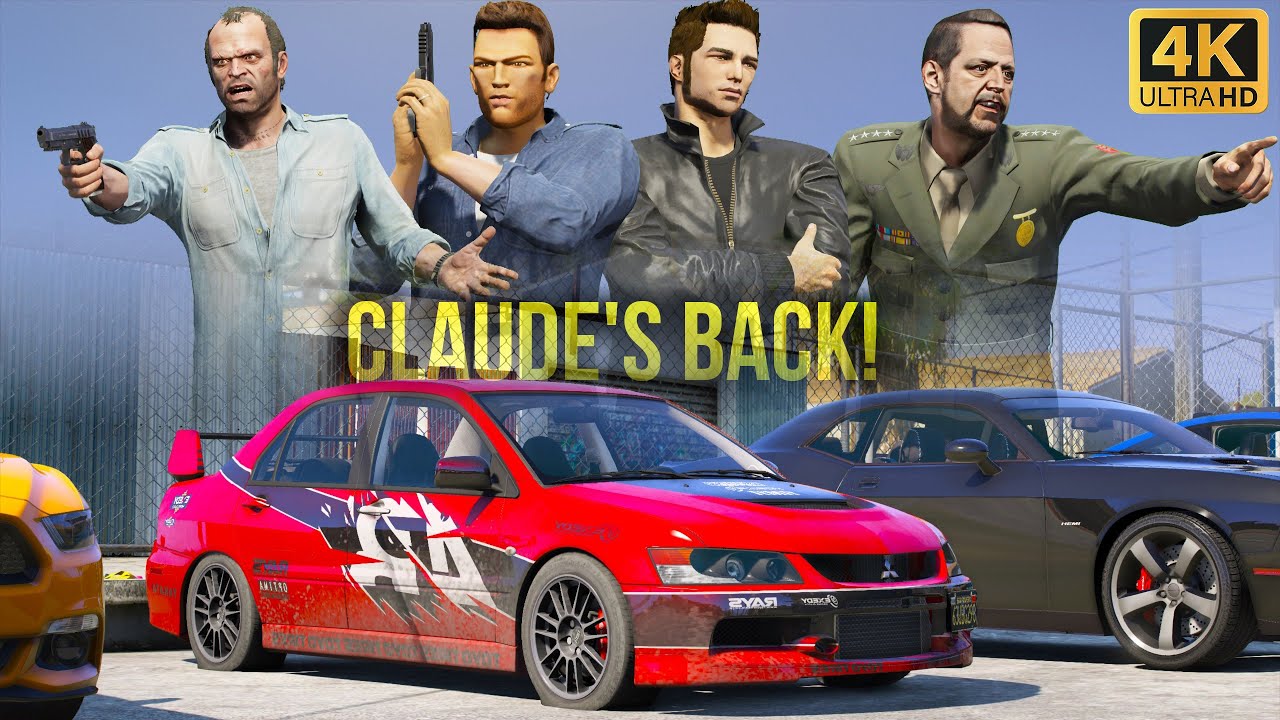 GTA V - Claude Hits the Street Races! Showdown with the General - EP 17