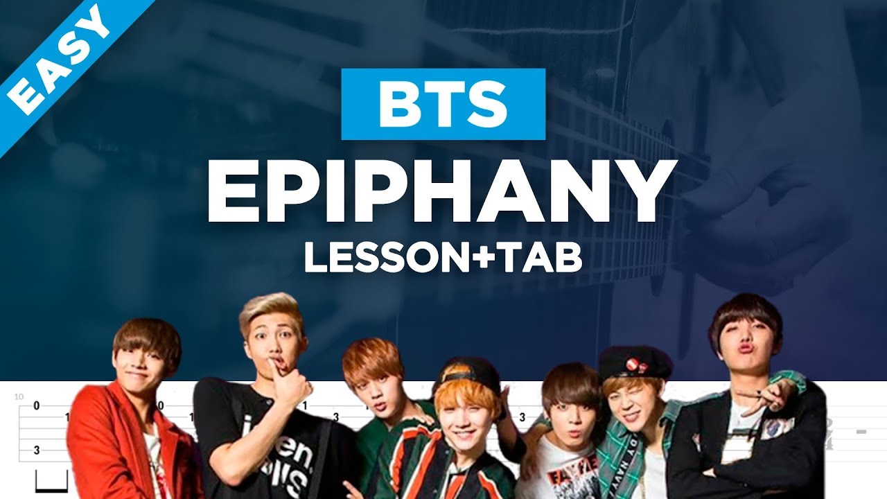 🎸 BTS Epiphany easy acoustic guitar cover + tab