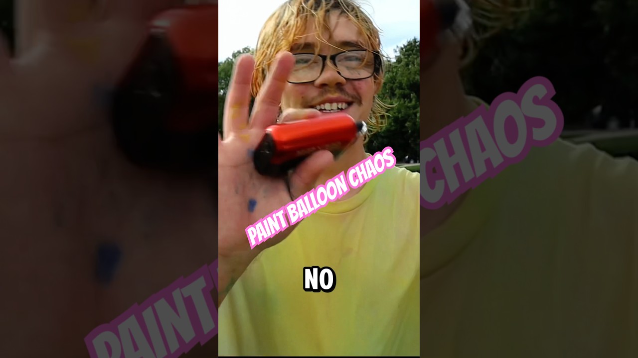 It&rsquo;s not true I swear #funny #comedy #paintballoons #paint #messy #disaster #chaos #joke #viral