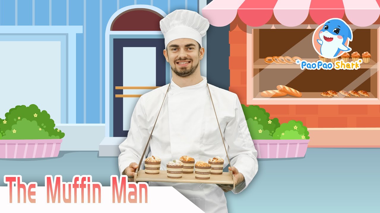 The Muffin Man | Paopao Shark Super Fun English Nursery Rhymes and Songs