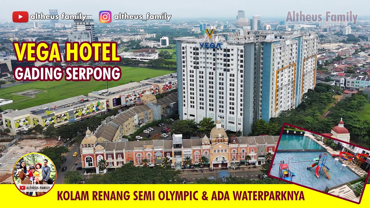 Review Vega Hotel Gading Serpong Tangerang | Memiliki Kolam Renang Semi Olympic dan Waterpark