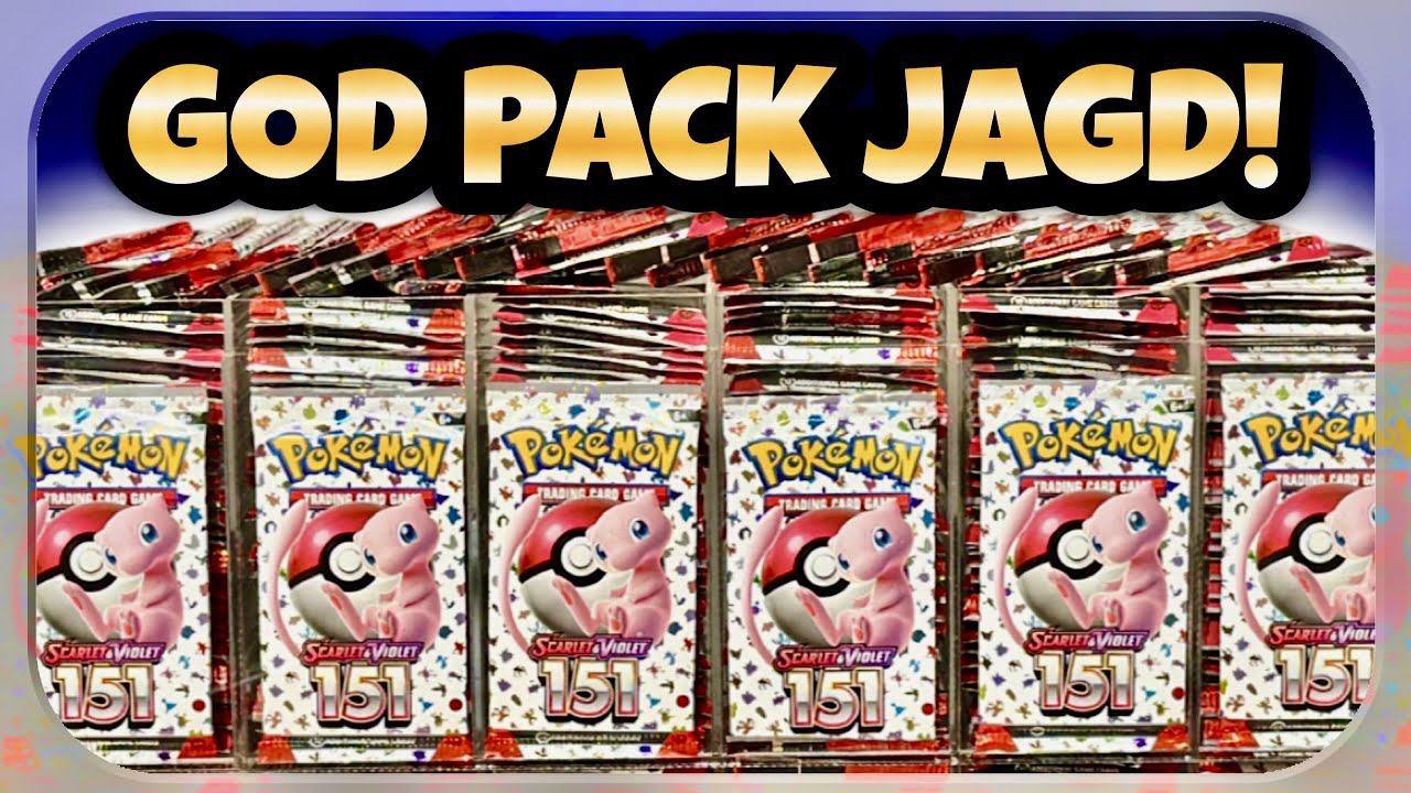 Kann ich ein GOD PACK aus 300 BOOSTER ziehen? | 151 Pokémon Opening