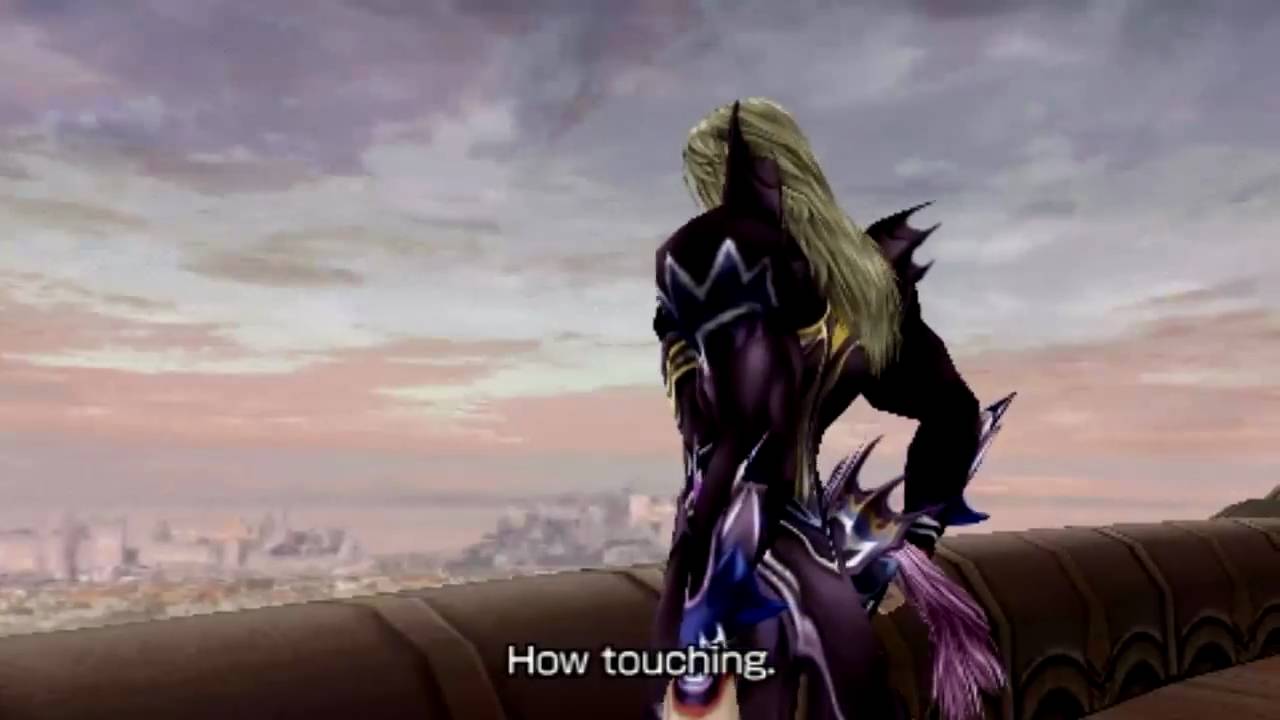 [HD]Dissidia 012 Duodecim Cutscene - Jecht talks with Kain