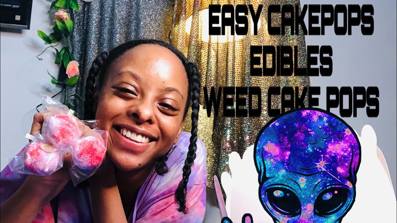 EASY HOMEMADE *EDIBLES* CAKEPOPS WEED CAKE POPS 🧚🏾&zwj;♂️🌳🍡🍭