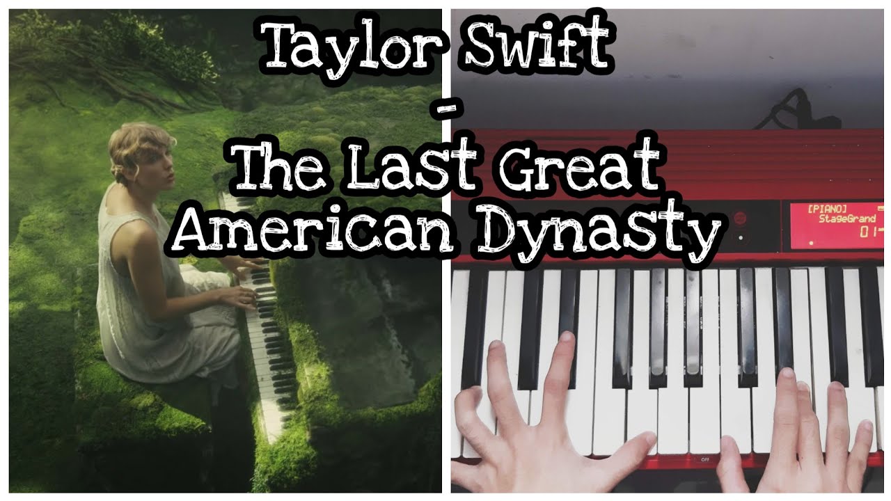 Taylor Swift - The Last Great American Dynasty (Piano Accompaniment Tutorial) #folklore #chords