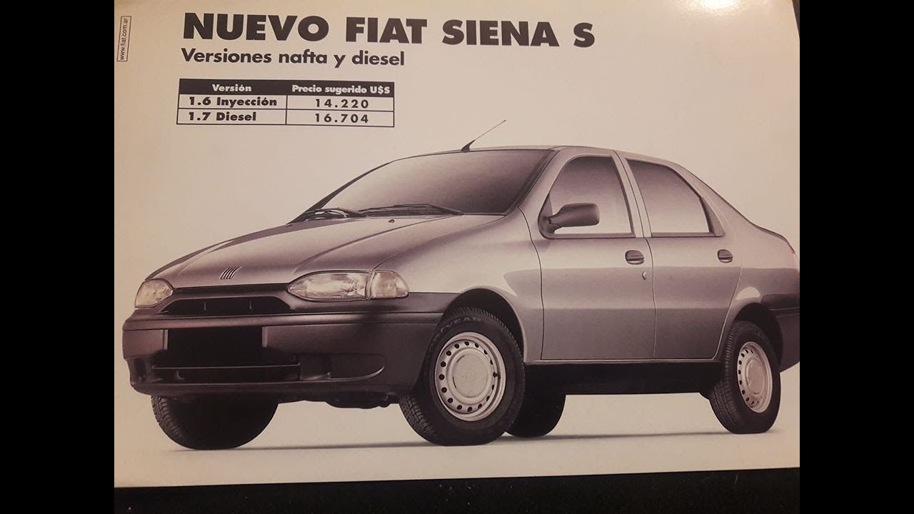FIAT SIENA 1.6 S GNC. TEST AUTO AL DÍA (2000)