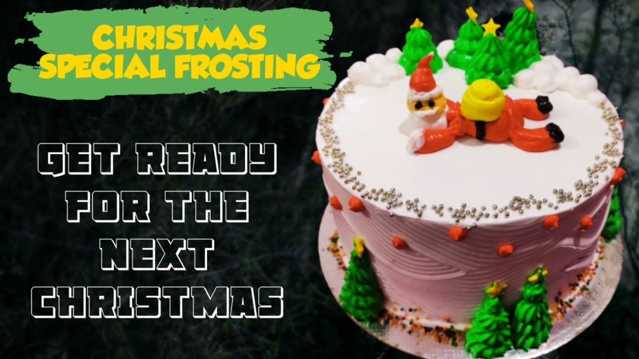 Christmas Special Theme Cake🎅|പപ്പാനി റെഡി|Without Fondant 🌲|Frost Your Christmas Ideas|Home Made