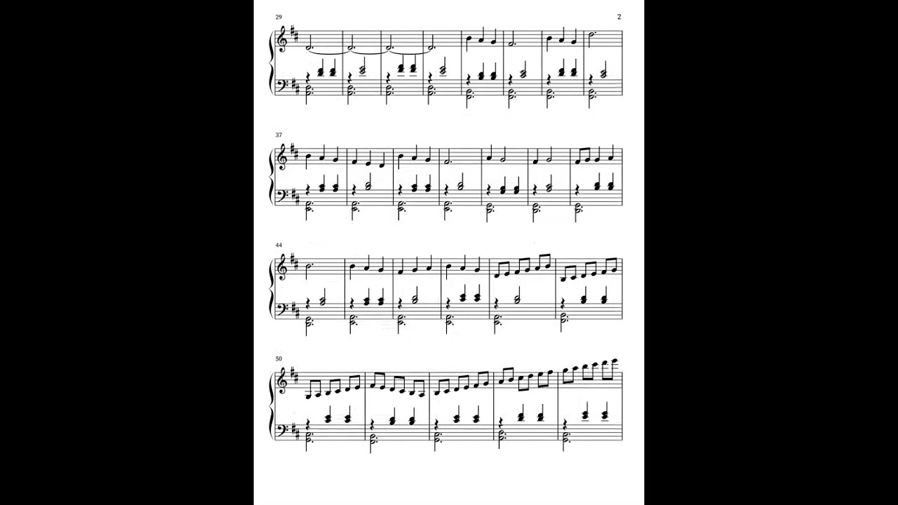 Waltz in D Major for Solo Piano (Audio and Sheet Music)