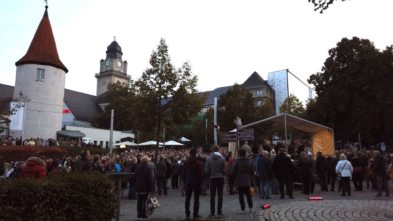 Plauen gedenkt der Friedlichen Revolution