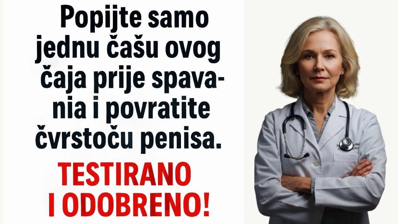 Popijte samo jednu čašu ovog čaja prije spavanja i povratite čvrstoću penisa. TESTIRANO I ODOBRENO!