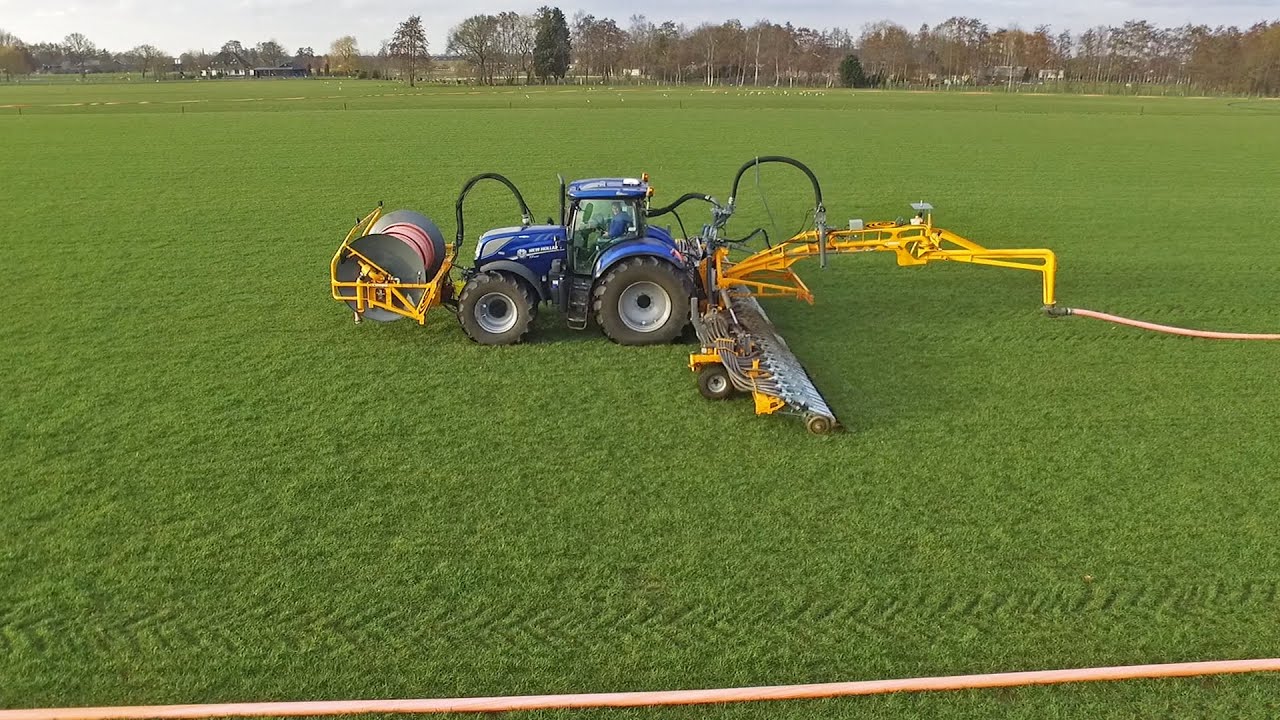 Grasland bemesten met sleepslang | New Holland T7.230 + Tjalma | Donselaar | 2019