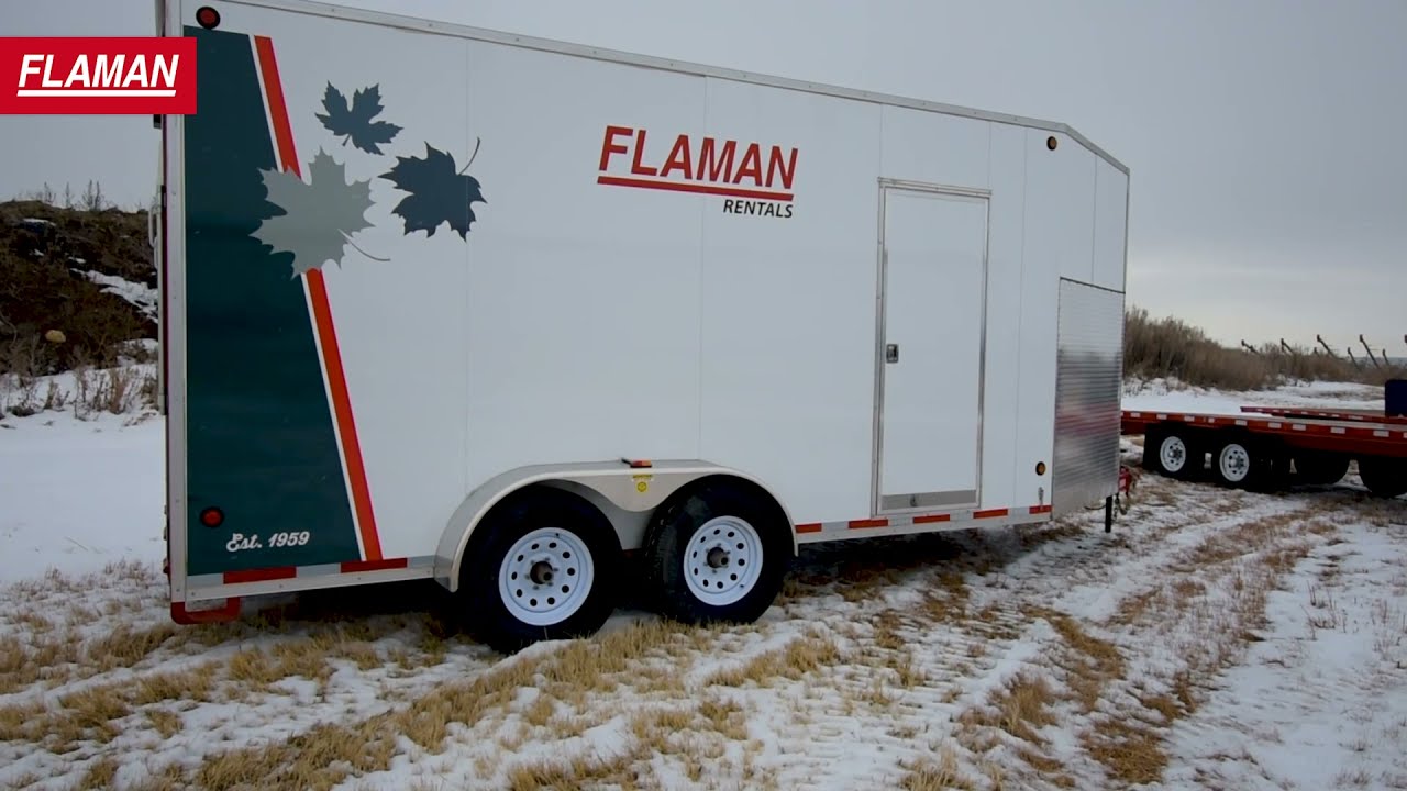 Snowmobile Trailer Lineup | Overview | Flaman Rentals