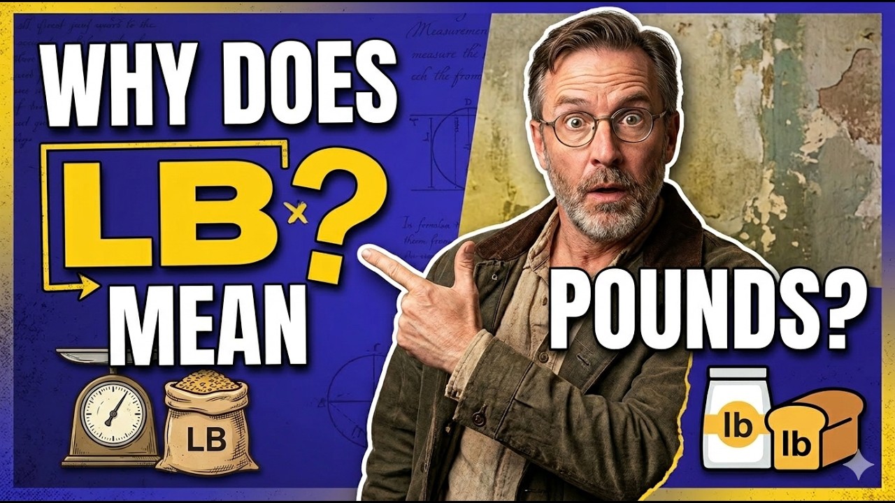 Why Does &ldquo;lb&rdquo; Mean Pounds? (It Makes No Sense)