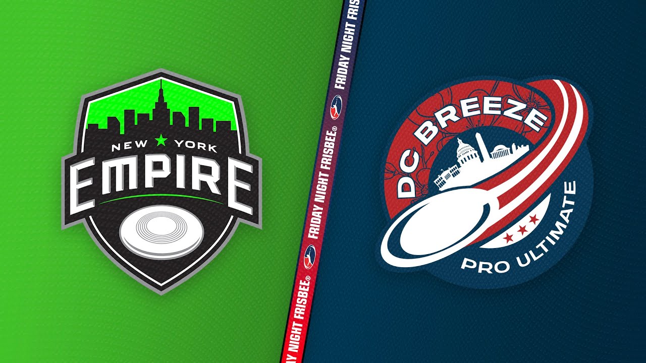 2025 Friday Night Frisbee | New York Empire vs DC Breeze | Pro Ultimate Frisbee