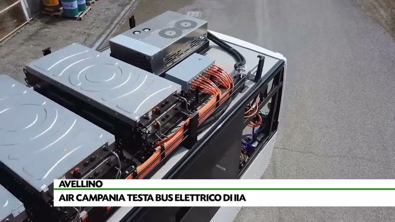 Il bus elettrico di Iia testato da Air Campania