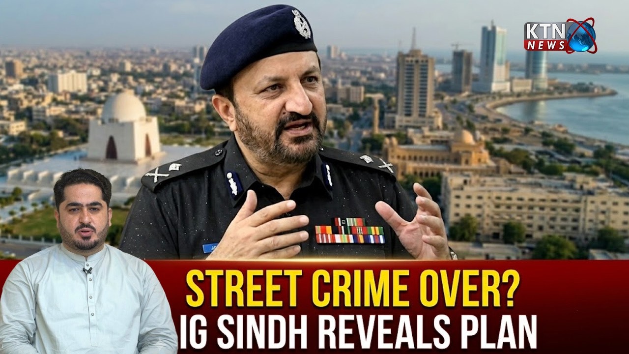 Exclusive: IG Sindh Police Interview On Street Crime, Kacha Operations & Law & Order | KTN News HD