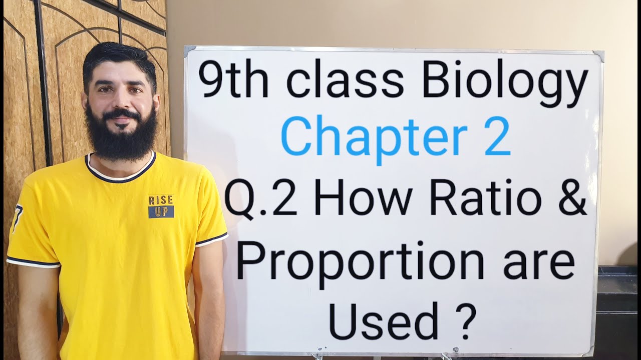 How ratio and proportion  are used in appropriate situations to solve biological problem | M. Hilal