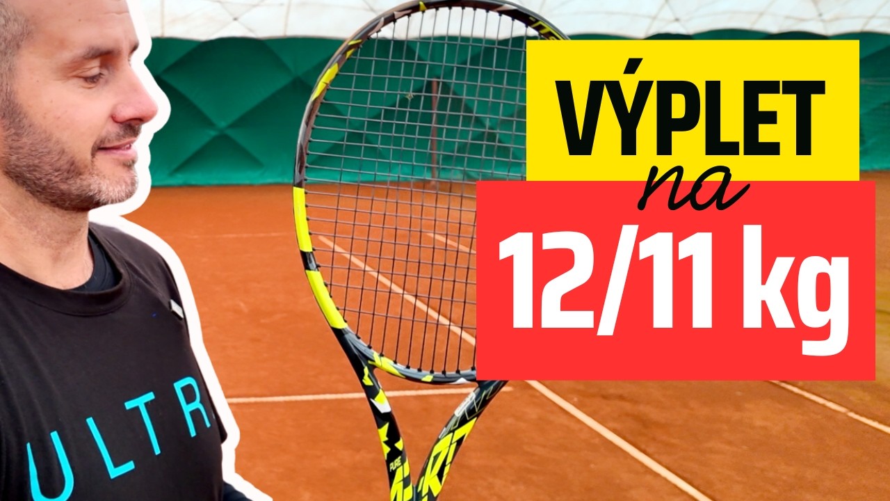 NEJLEPŠÍ napětí výpletu nebo NAPROSTÁ ŠÍLENOST? Tenisová RAKETA s výpletem na 12/11 kg #tenis