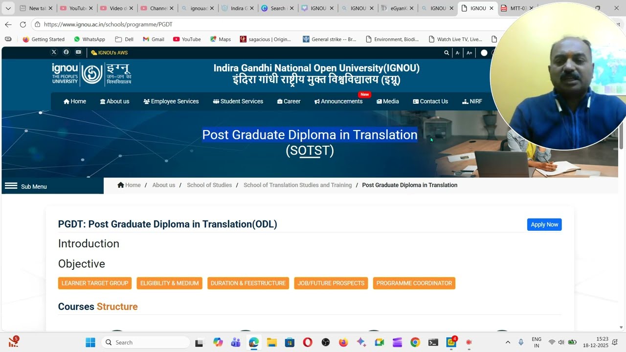 IGNOU PGDT Admission फिर कुछ बदला है  #MTT056 #mts033 #pgdt #pgdtProject #ignouadmission