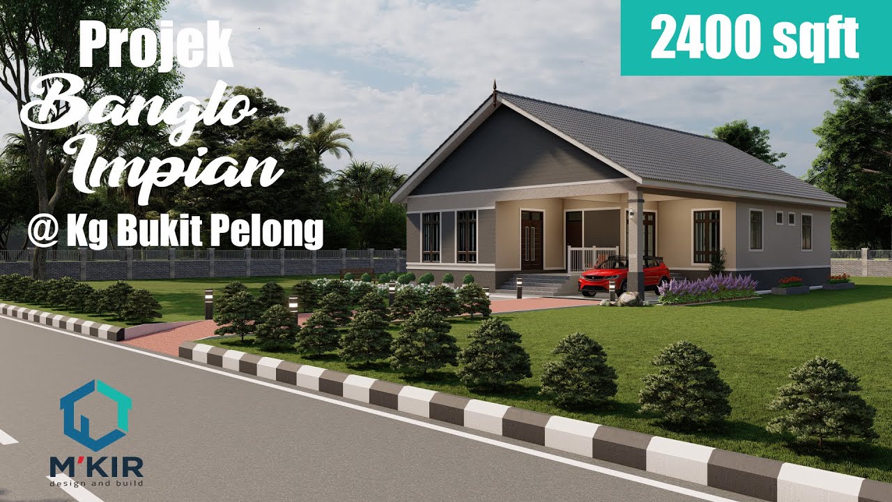 BANGLO Baru 1 Tingkat 2400 SQFT dengan 4 bilik, 3 bilik air di Setiu Terengganu #mkirproperty