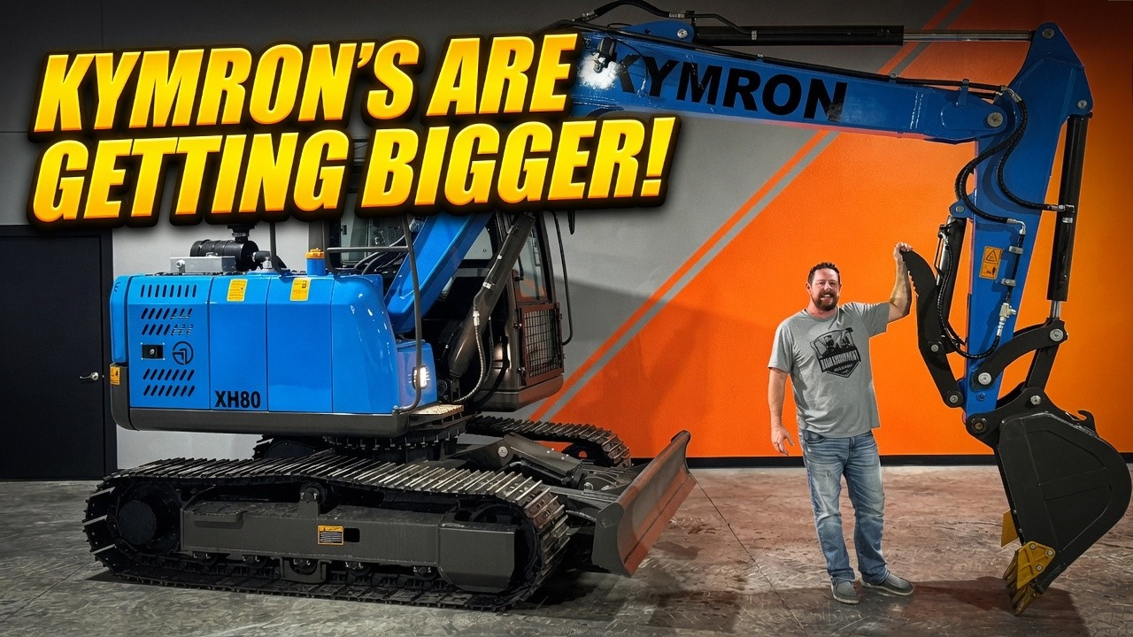 New KYMRON XH80 16,500Lbs Excavator