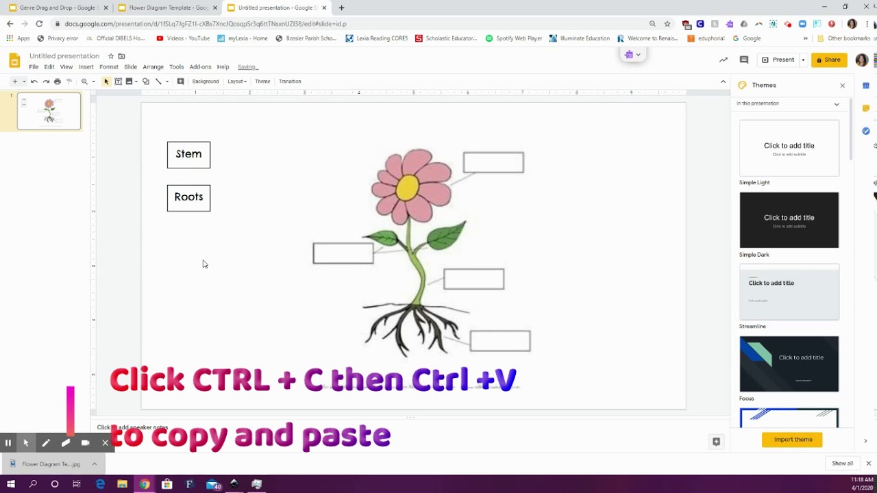 Creating a Drag and Drop on Google Slides