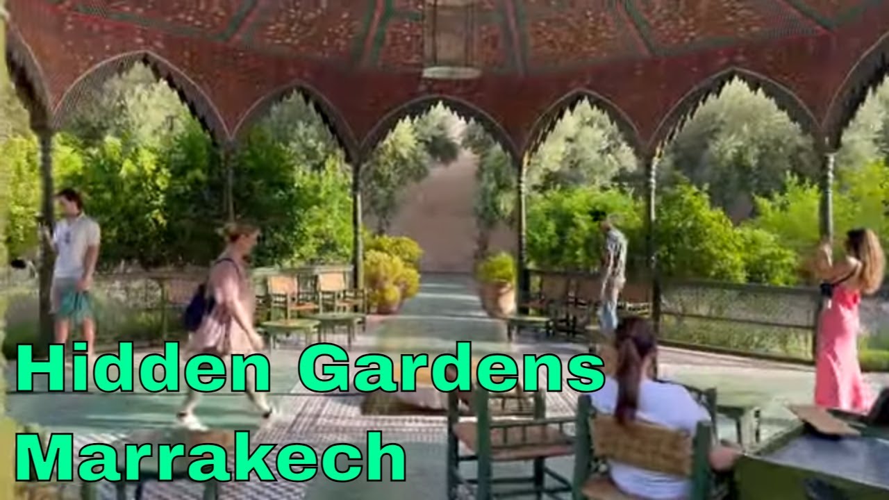 Le Jardin Secret - Elegant Palace with traditional Moroccan style Gardens Marrakech [4K UHD]