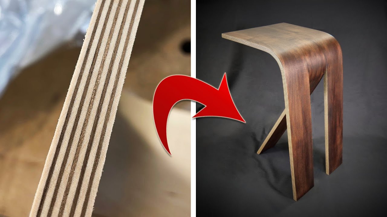 On fabrique un TABOURET DESIGN en BOIS MOULÉ !