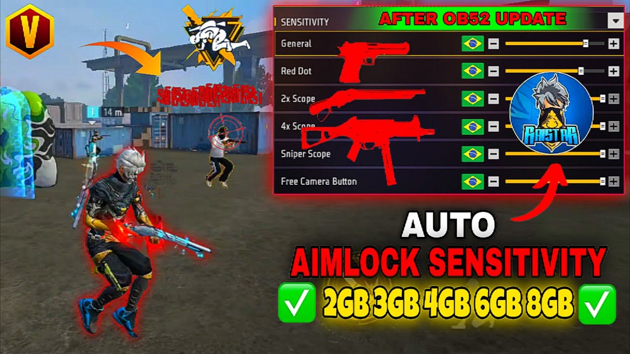 Free Fire Headshot Setting After Ob52 Update 2026⚡Best Sensitivity Settings ⚙️| Sensitivity Setting 