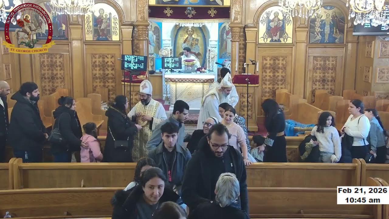 قداس يوم السبت المبارك من الأحد الاول من الصوم الكبير 2/21/2026