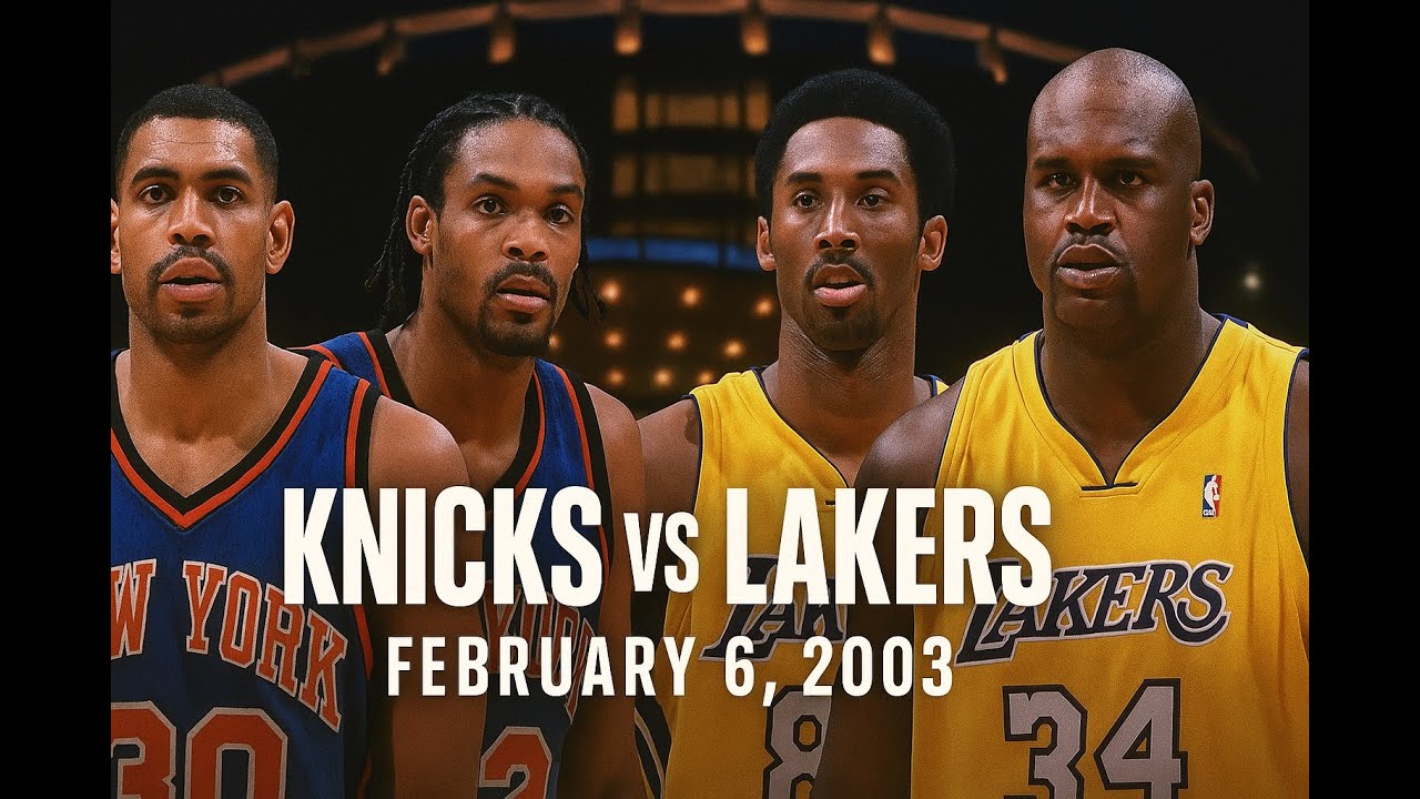 02/06/2003 New York Knicks vs. Los Angeles Lakers Kobe Bryant Full game
