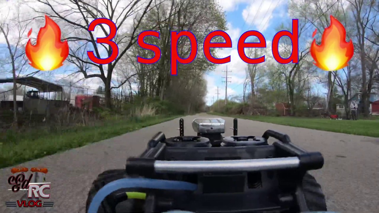 Kyosho GIGA Crusher Twin Engine Nitro - speed runs and readings