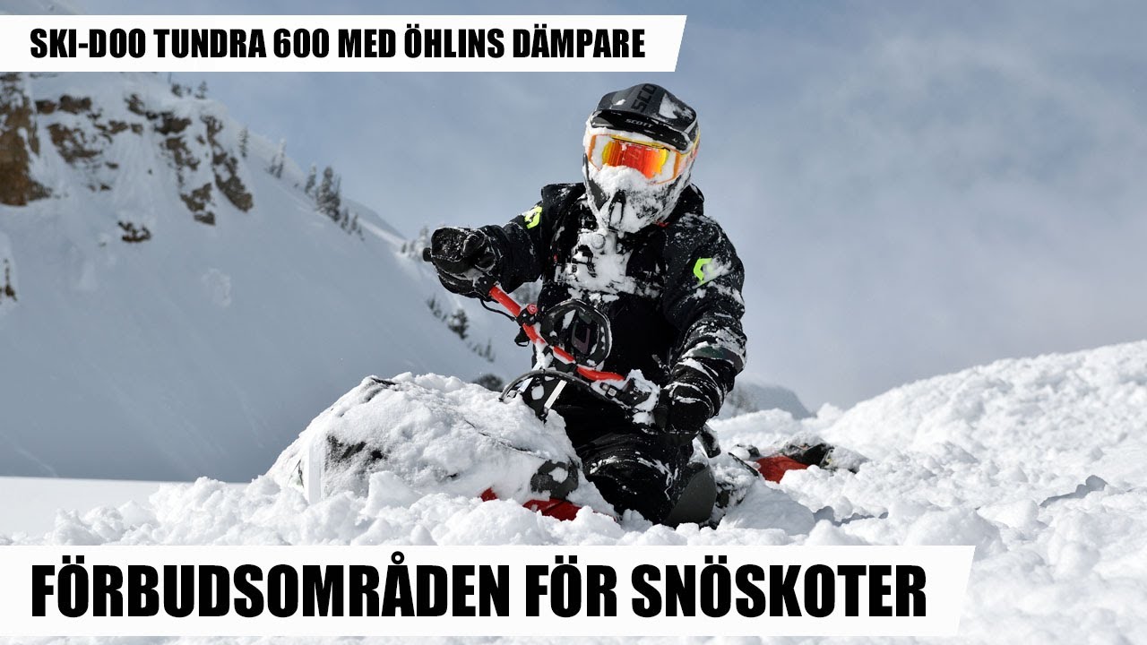 SnowRider TV Ep. 145, Säsong 6 - Förbudsområden för snöskoter, Ski Doo Tundra 600 med Öhlins dämpare