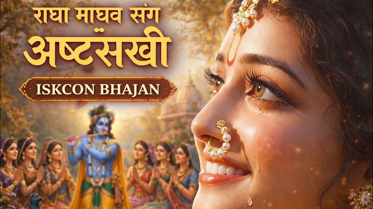 राधा माधव संग अस्त सखी | Ashta Sakhi Prem Bhajan | morning bhajan #viral #radhakrishna 