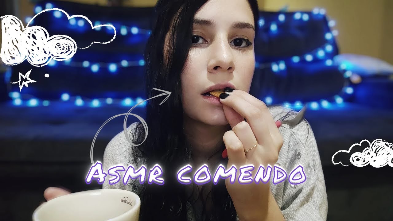 ASMR COMENDO| MUKBANK - ASMR FOOD (sons de mastiga&ccedil;&atilde;o)