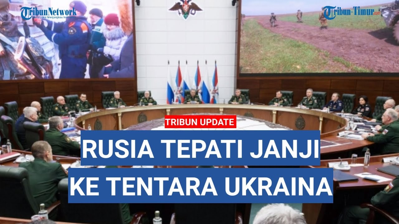 Rusia Tepati Janji, Ribuan Tentara Ukraina Menyerah Diperlakukan Baik yang Sakit Diobati