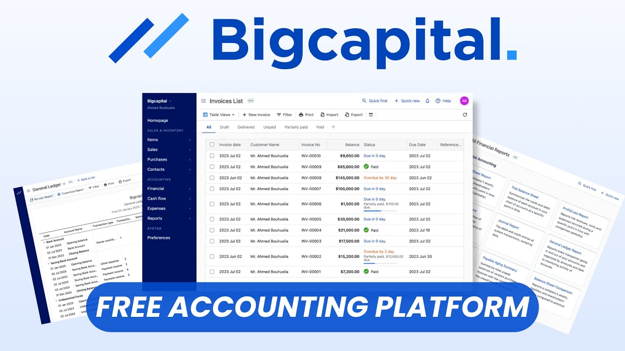 Bigcapital: решение с открытым исходным кодом для выставления счетов и бухгалтерского учета