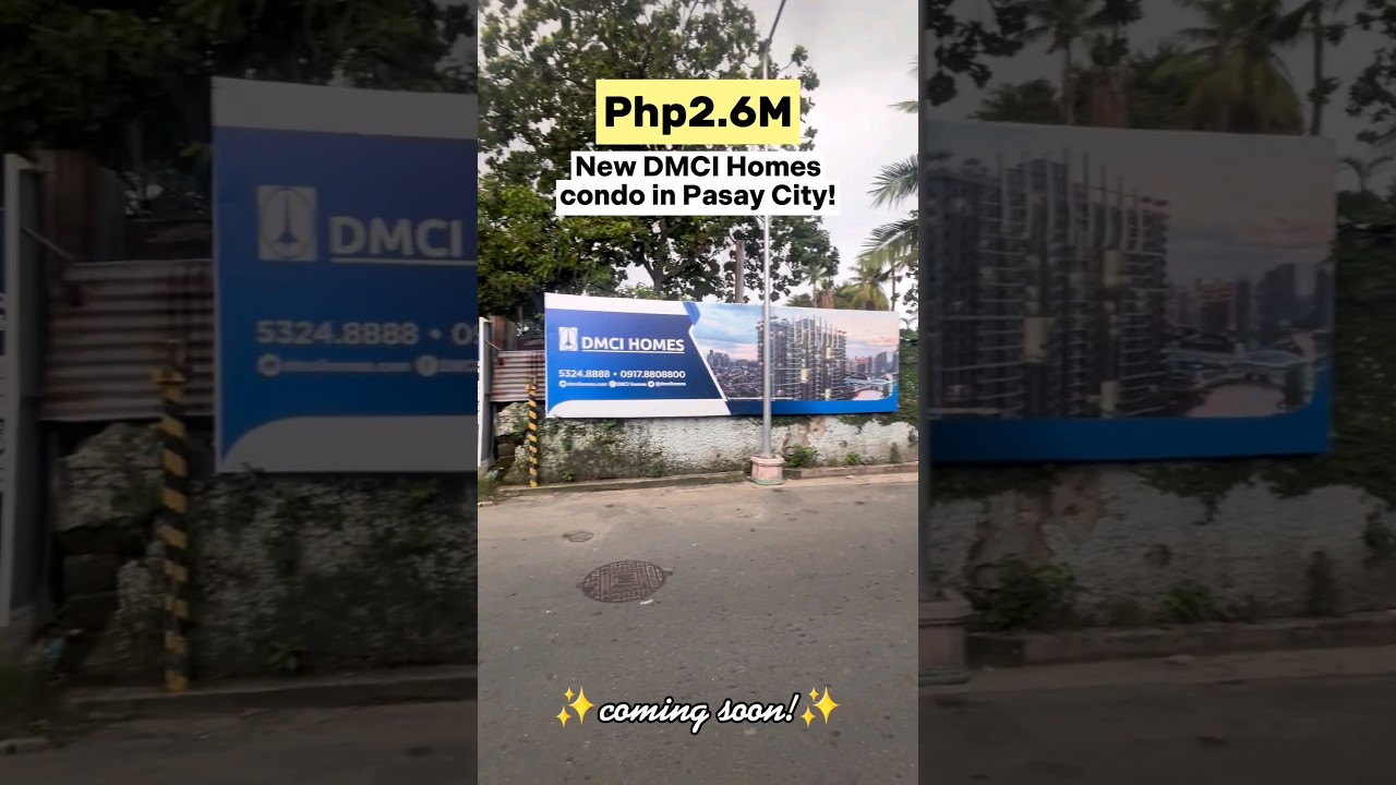 Affordable DMCI Homes condo along Zamora St. Pasay is launching this Oct. 2023!