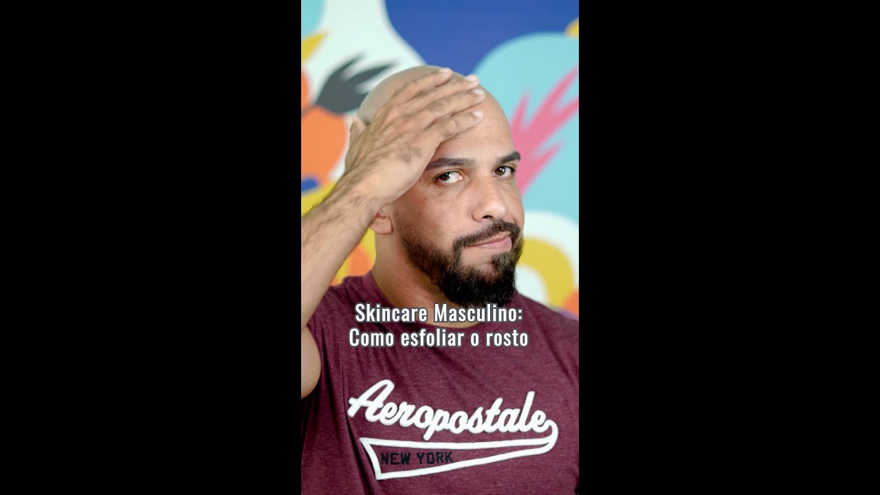 SKINCARE MASCULINO: COMO ESFOLIAR O ROSTO #Shorts